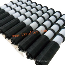 Rubber Disc return roller rubber rings roller for Rock, Aggregate and Material handling Conveyors